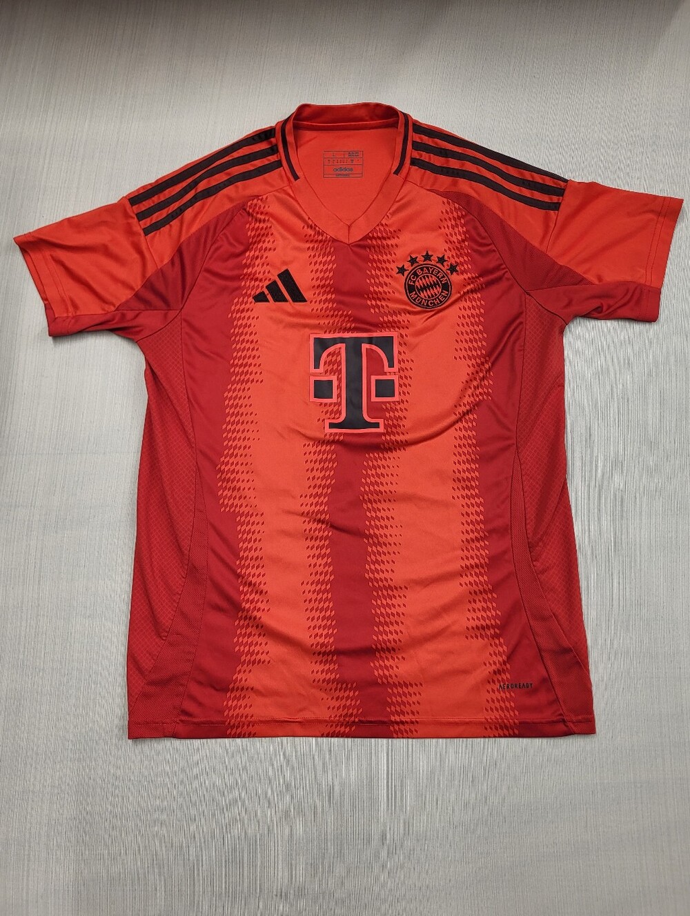 2024-2025 Adidas FC Bayern Munich Home Soccer Jersey Red Fernandez #80 Aeroready